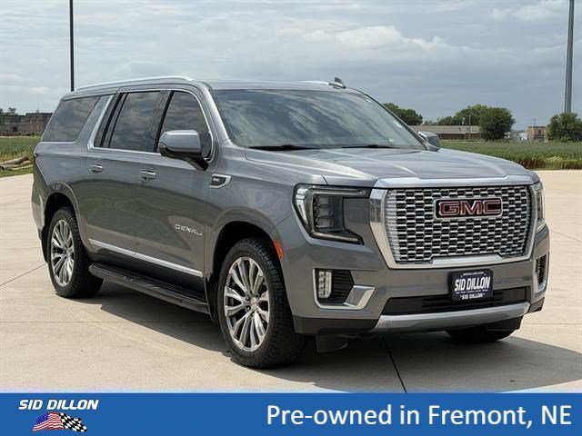 Used 2021 Satin Steel Metallic GMC Denali image 2