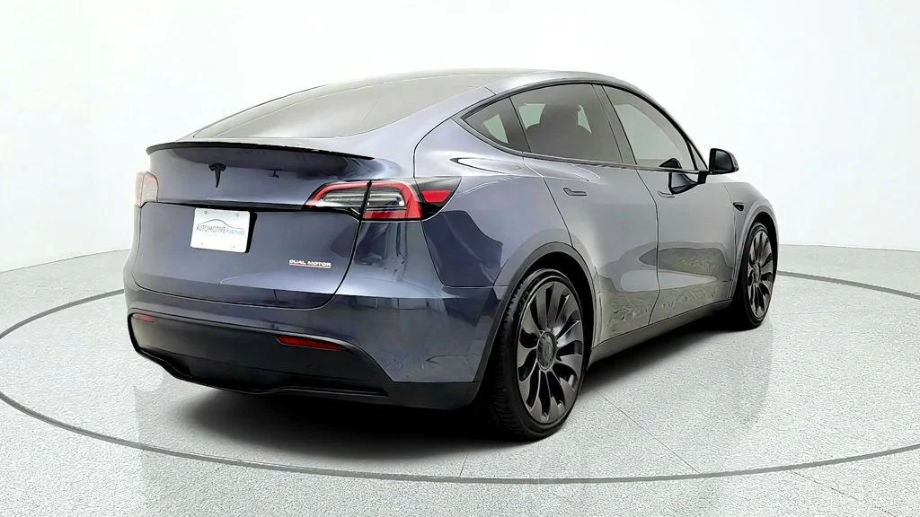 Used 2023 Midnight Silver Metallic Tesla Performance AWD image 5