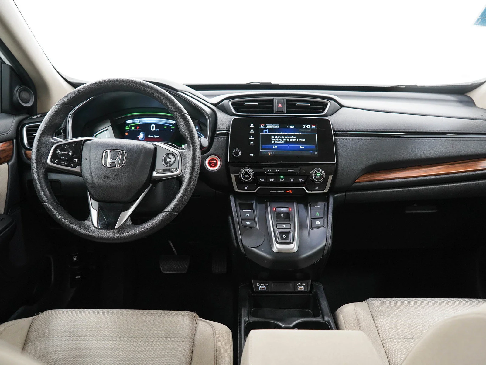 Used 2022 Platinum White Pearl Honda 5D WAGON HYBRID EX image 15