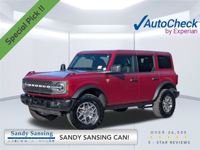 Used 2025 Red Ford Badlands image 1