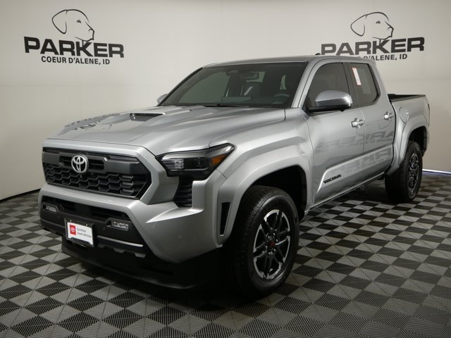 Certified Used 2025 Celestial Silver Metallic Toyota Double Cab TRD Sport w/ Premium Pkg image 1