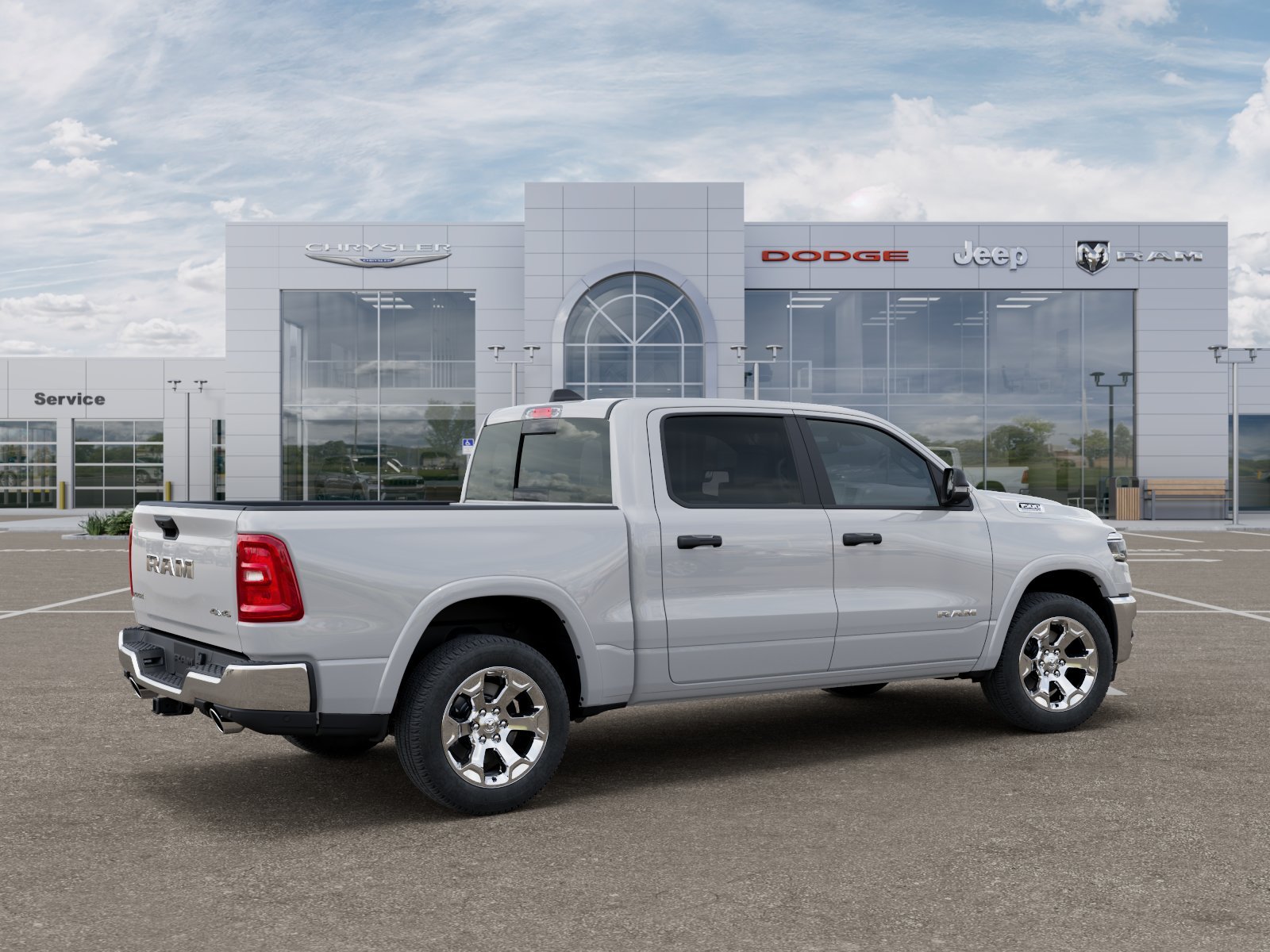 New 2026 Bright White Clearcoat RAM Big Horn image 31