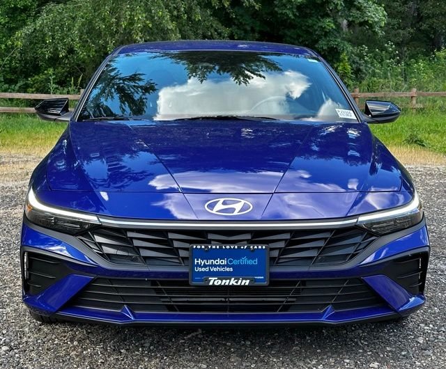 Certified Used 2025 Intense Blue Hyundai SEL Sport image 3