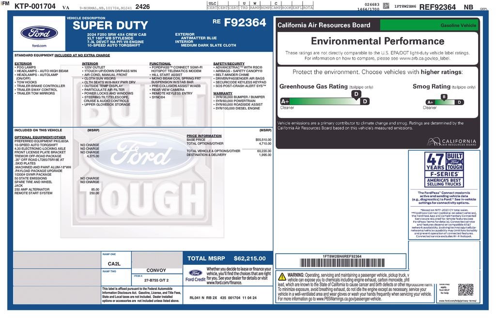 Used 2024 Blue Metallic Ford XLT image 6