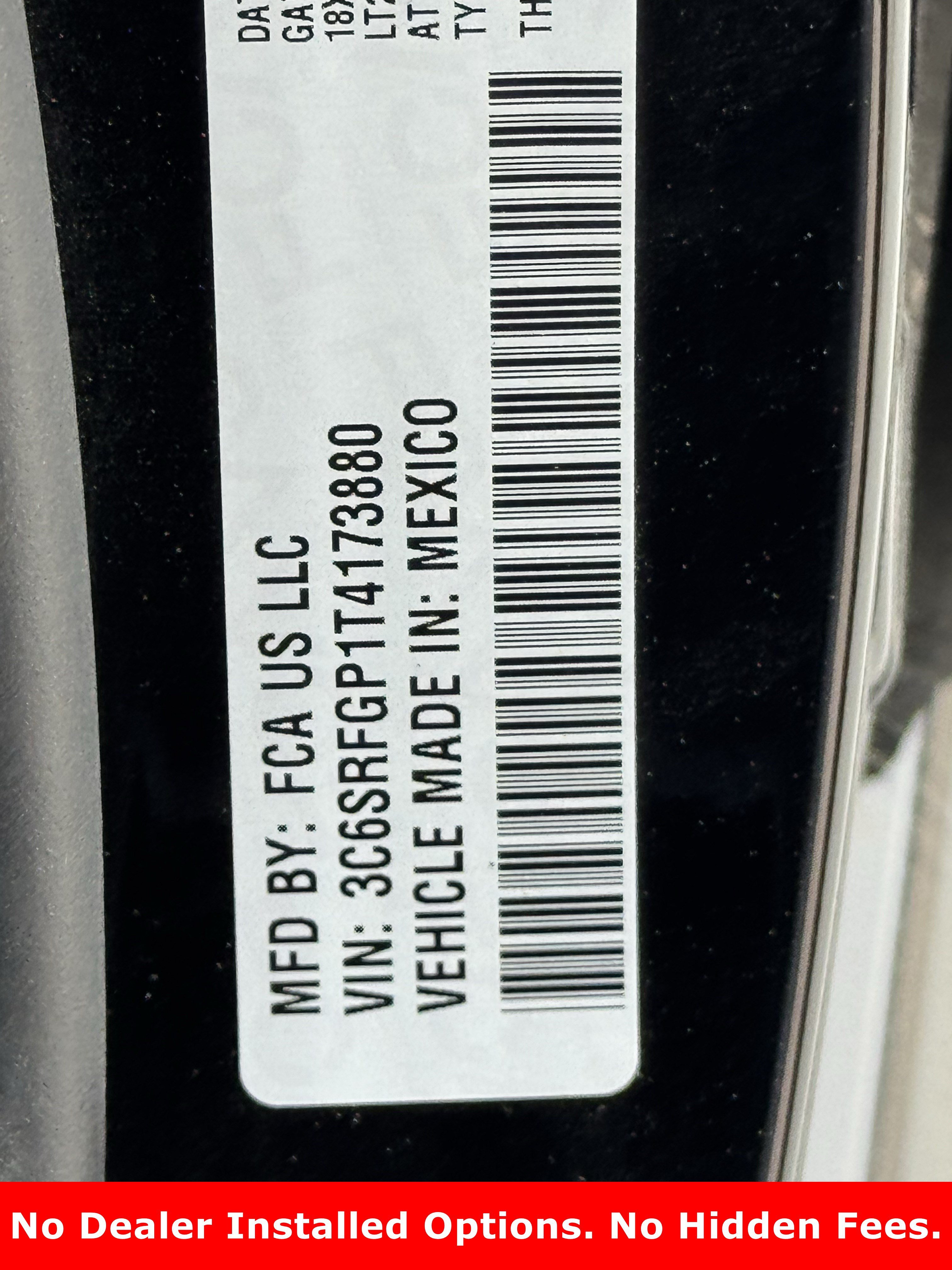 New 2026 Diamond Black Crystal Pearl-Coat Exterior Paint RAM Warlock image 21