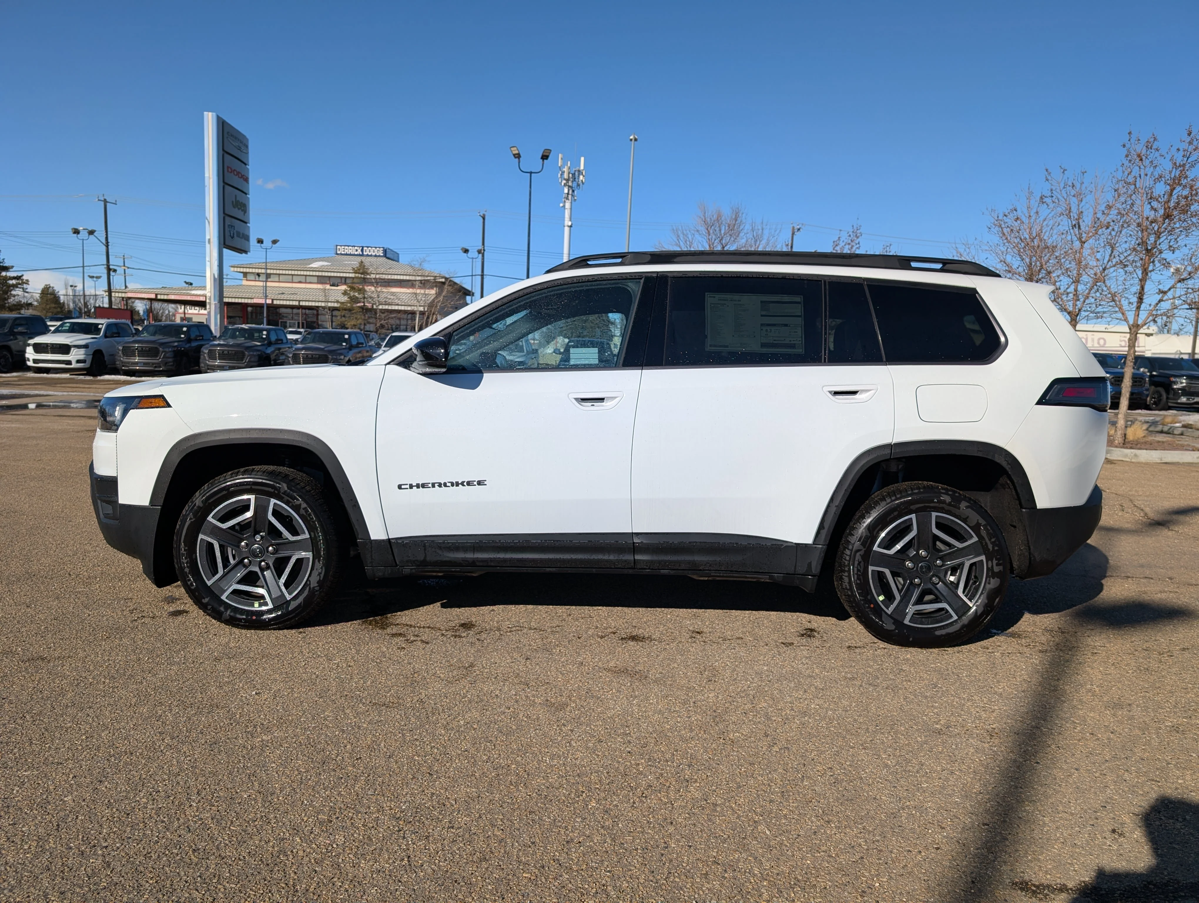 New 2026 Bright White Jeep Limited image 3