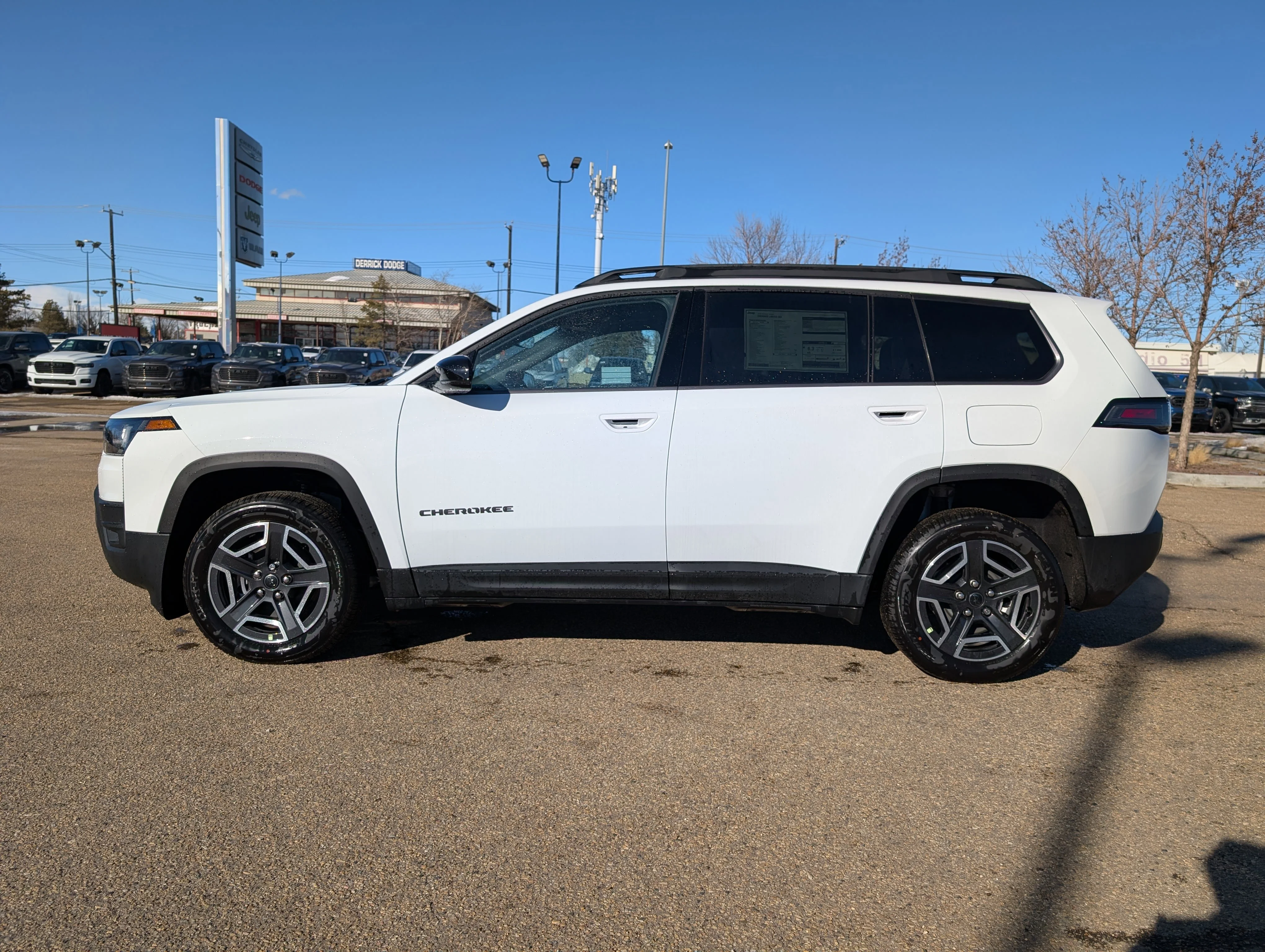 New 2026 Bright White Jeep Limited image 3