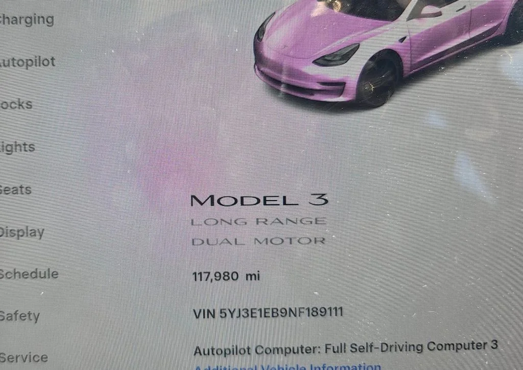 Used 2022 White Tesla Long Range image 6