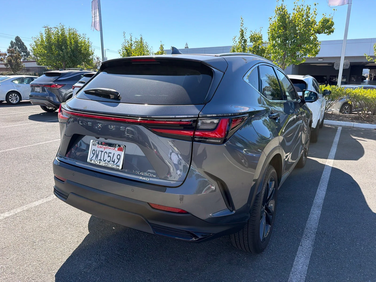 Certified Used 2026 Cloudburst Gray Lexus 450h+ Luxury image 4