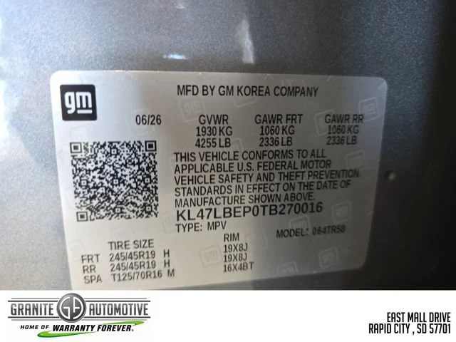 New 2026 Moonstone Gray Metallic Buick Sport Touring image 30