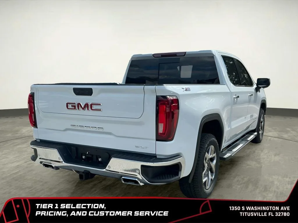 New 2026 Glacier White Tricoat GMC SLT image 8