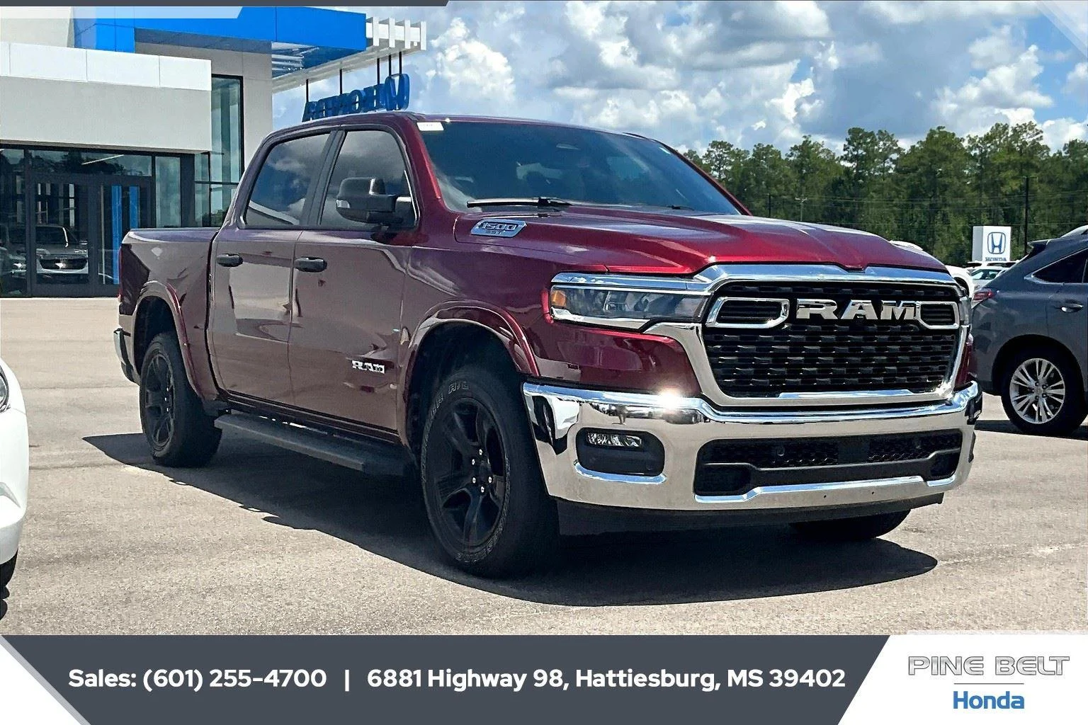 Used 2025 Delmonico Red Pearlcoat Ram Big Horn image 2