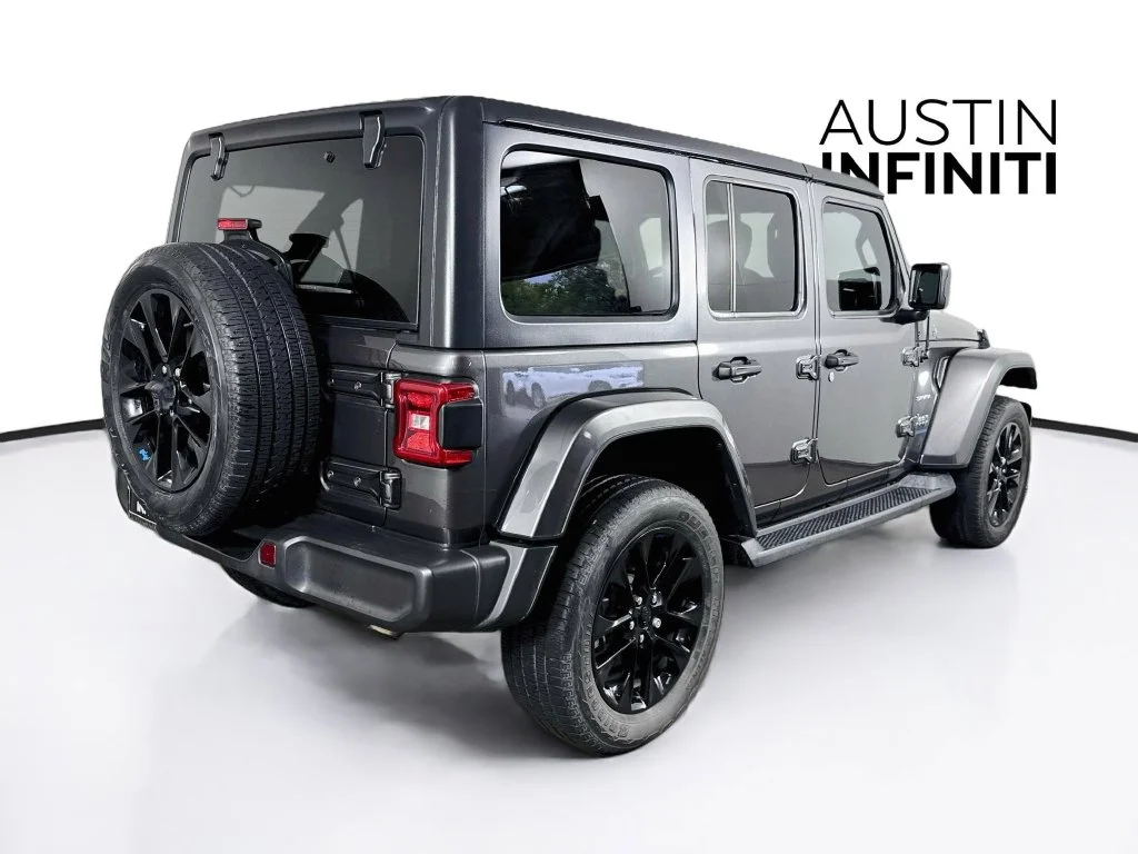 Used 2023 Gray Jeep Sahara 4xe image 8