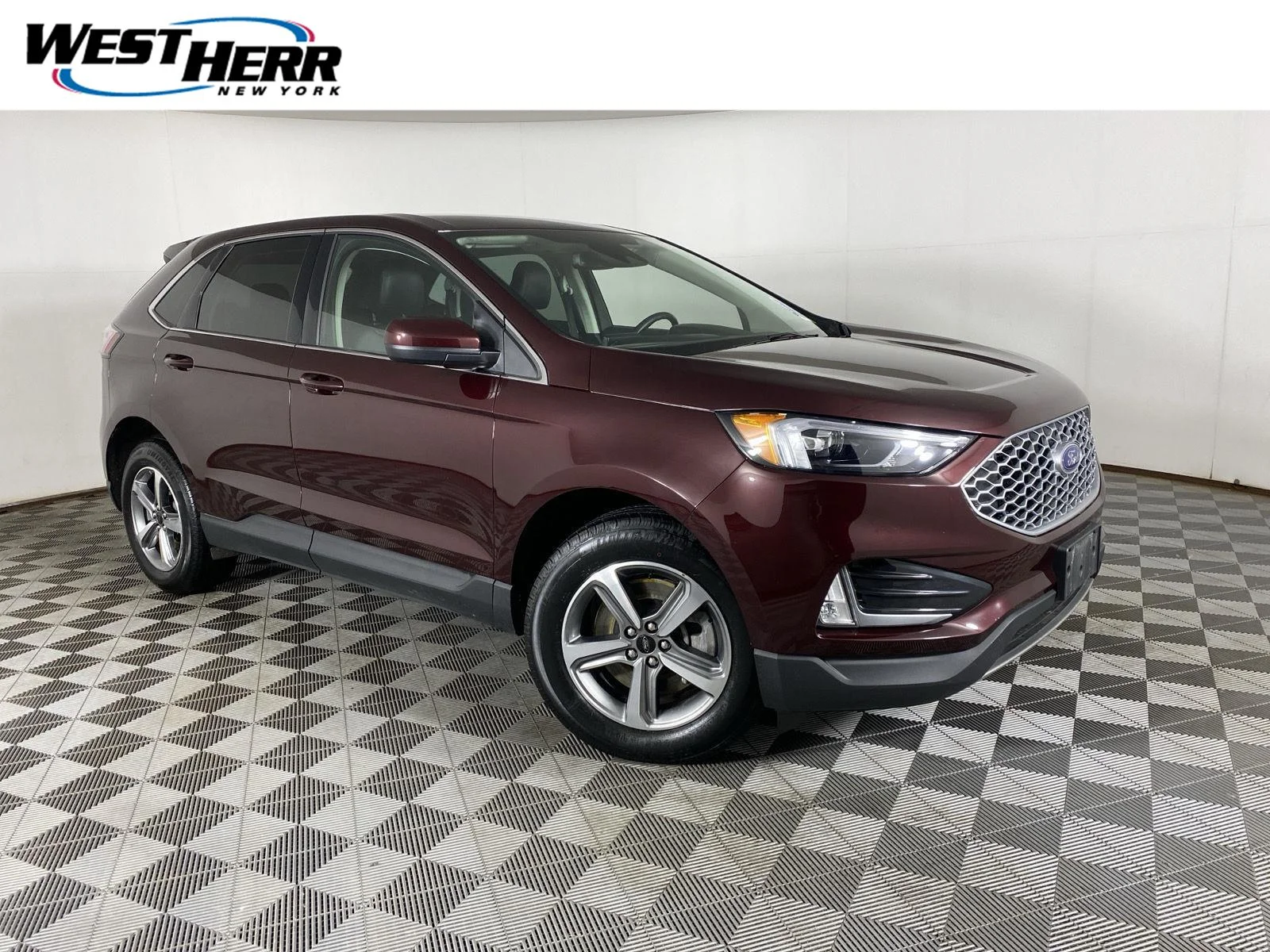 Used 2023 Burgundy Velvet Metallic Tinted Clearcoat Ford SEL image 1