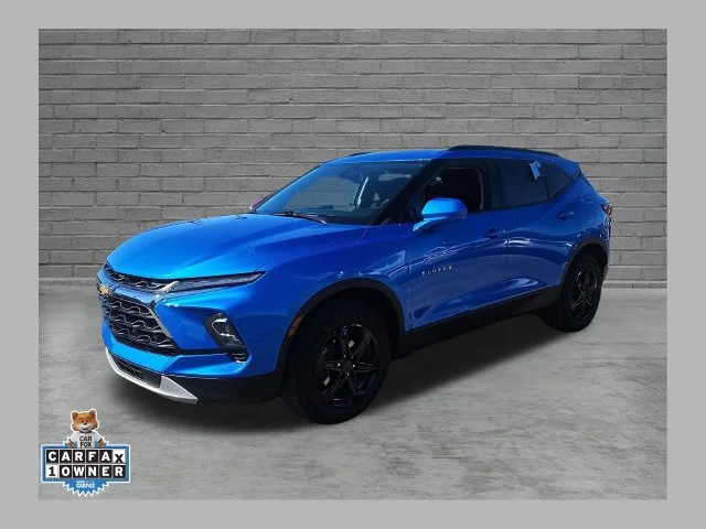 Used 2024 Riptide Blue Metallic Chevrolet 2LT image 1