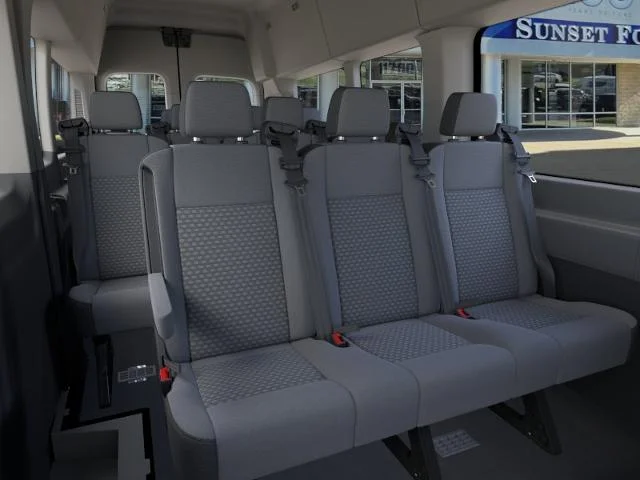 New 2026 Agate Black Metallic Ford Passenger Van XLT image 11