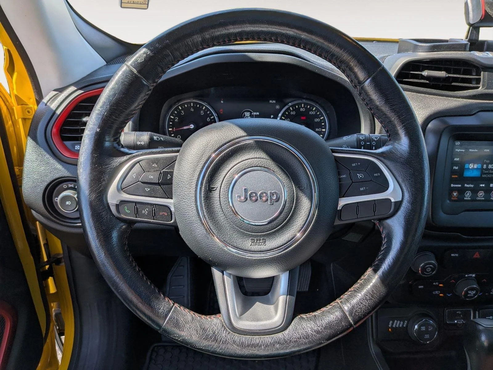 Used 2019 Solar Yellow Clearcoat Jeep Trailhawk image 21