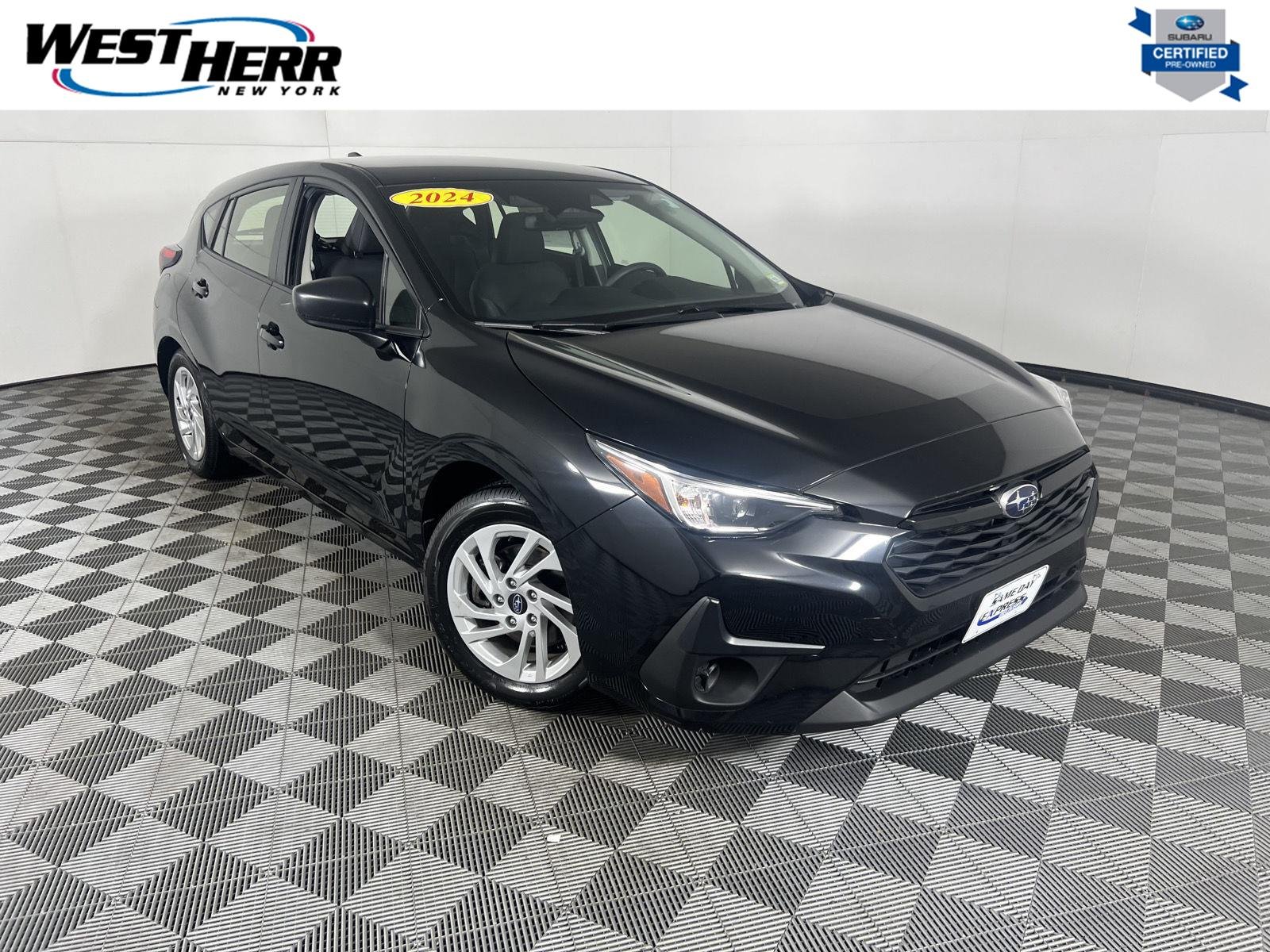 Used 2024 Crystal Black Silica Subaru Base image 1
