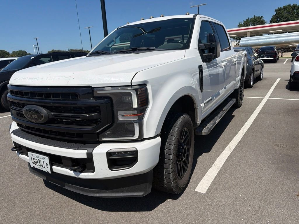Used 2021 White Metallic Ford Lariat image 2