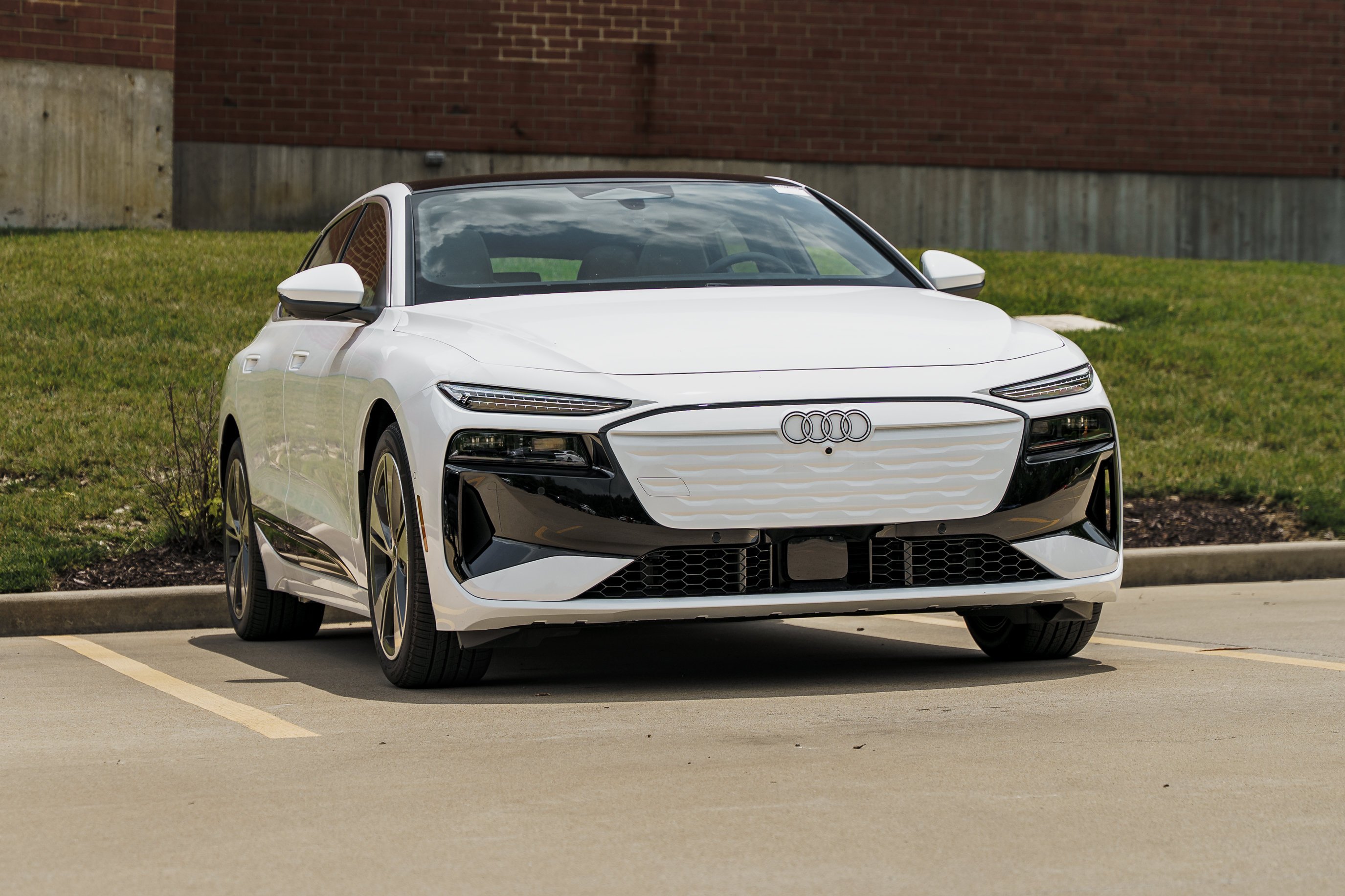 New 2027 Glacier White Metallic Audi Premium Plus image 1