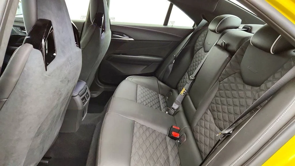 Used 2024 Cyber Yellow Metallic Cadillac 4dr Sedan Blackwing w/ High End Leather Seating & Technology Pkg image 22