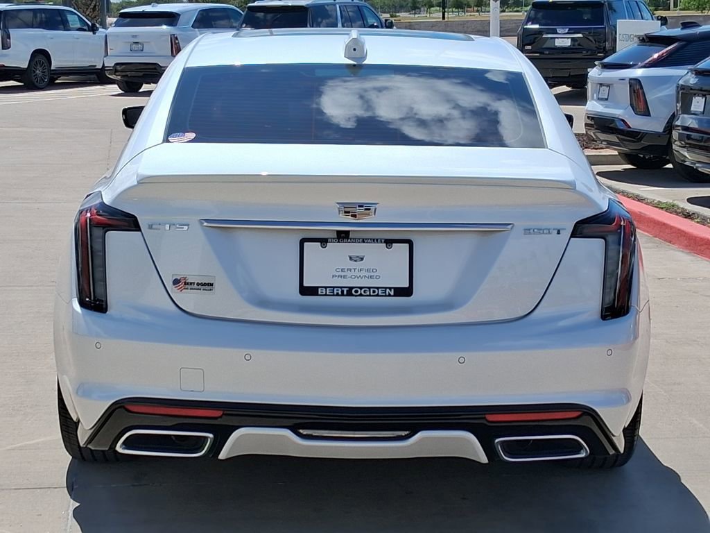 Used 2025 Crystal White Tricoat Cadillac Sport image 5