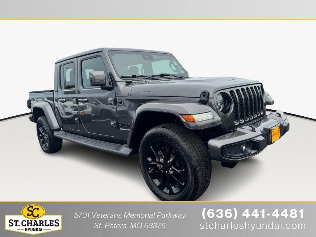 Used 2021 Gray Jeep Overland image 1