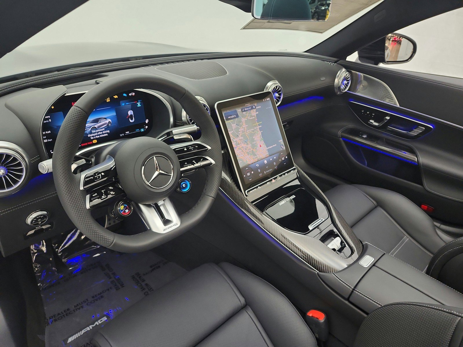 New 2026 Selenite Grey Metallic Mercedes-Benz AMG® SL 43 Roadster image 36