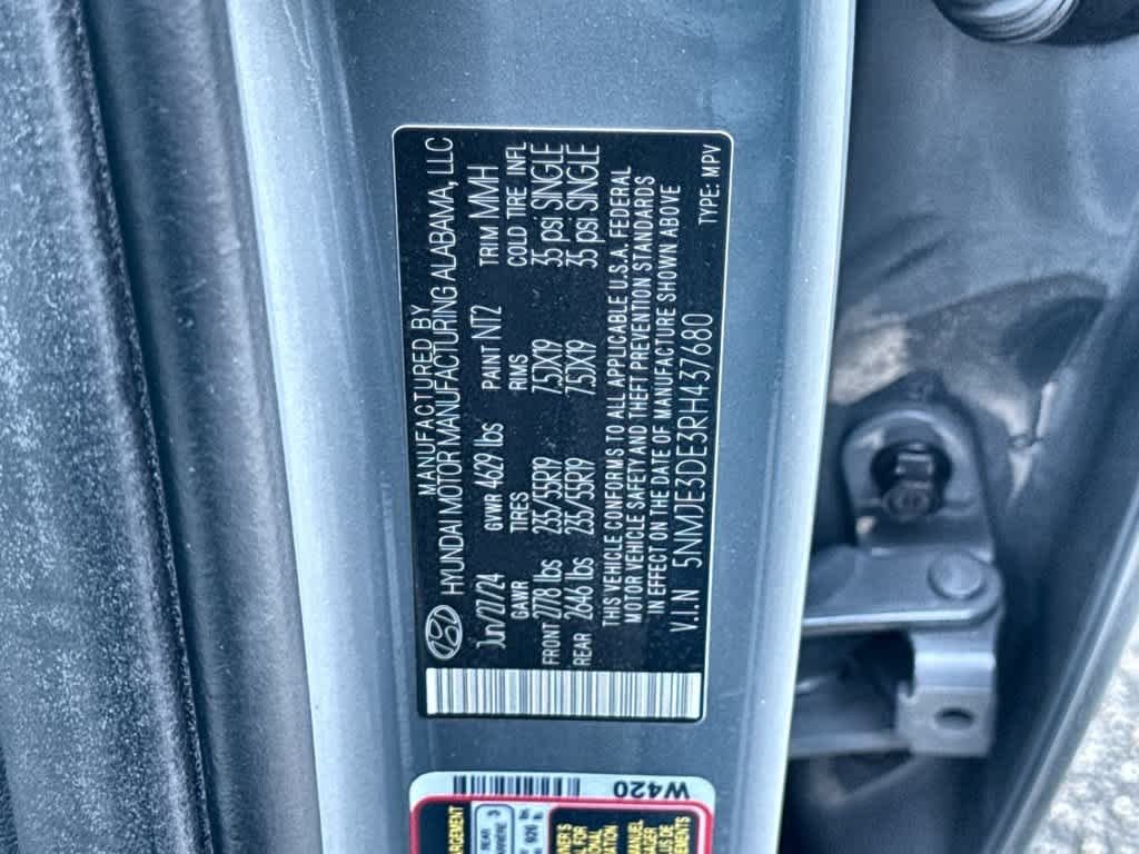 Used 2024 Hampton Gray Hyundai Limited image 29
