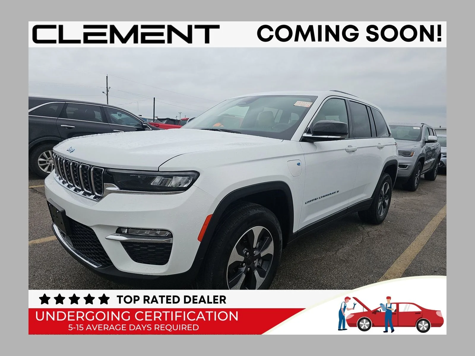 Used 2022 White Jeep 4xe image 1