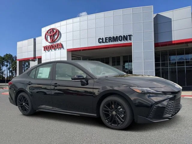 New 2026 Midnight Black Metallic Toyota SE image 1