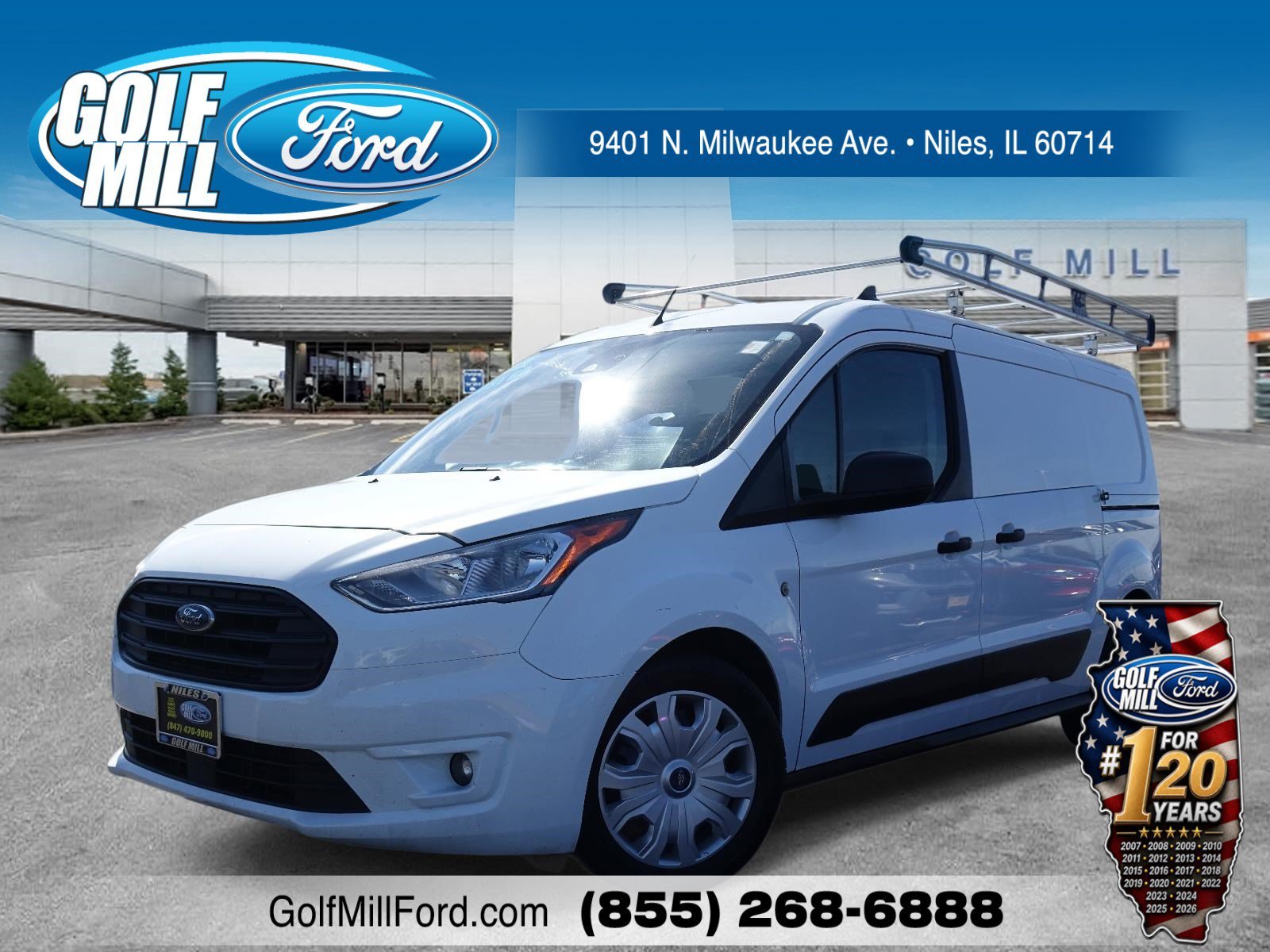 Used 2019 Frozen White Ford XLT image 1