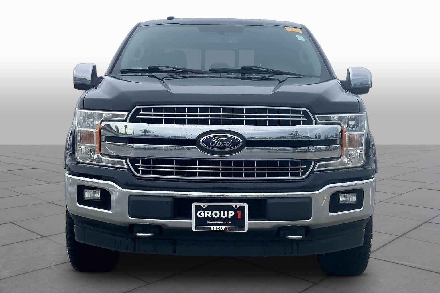 Used 2018 Shadow Black Ford LARIAT image 4