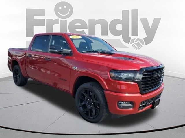 New 2026 Molten Red Pearl-Coat Exterior Paint RAM Laramie image 7