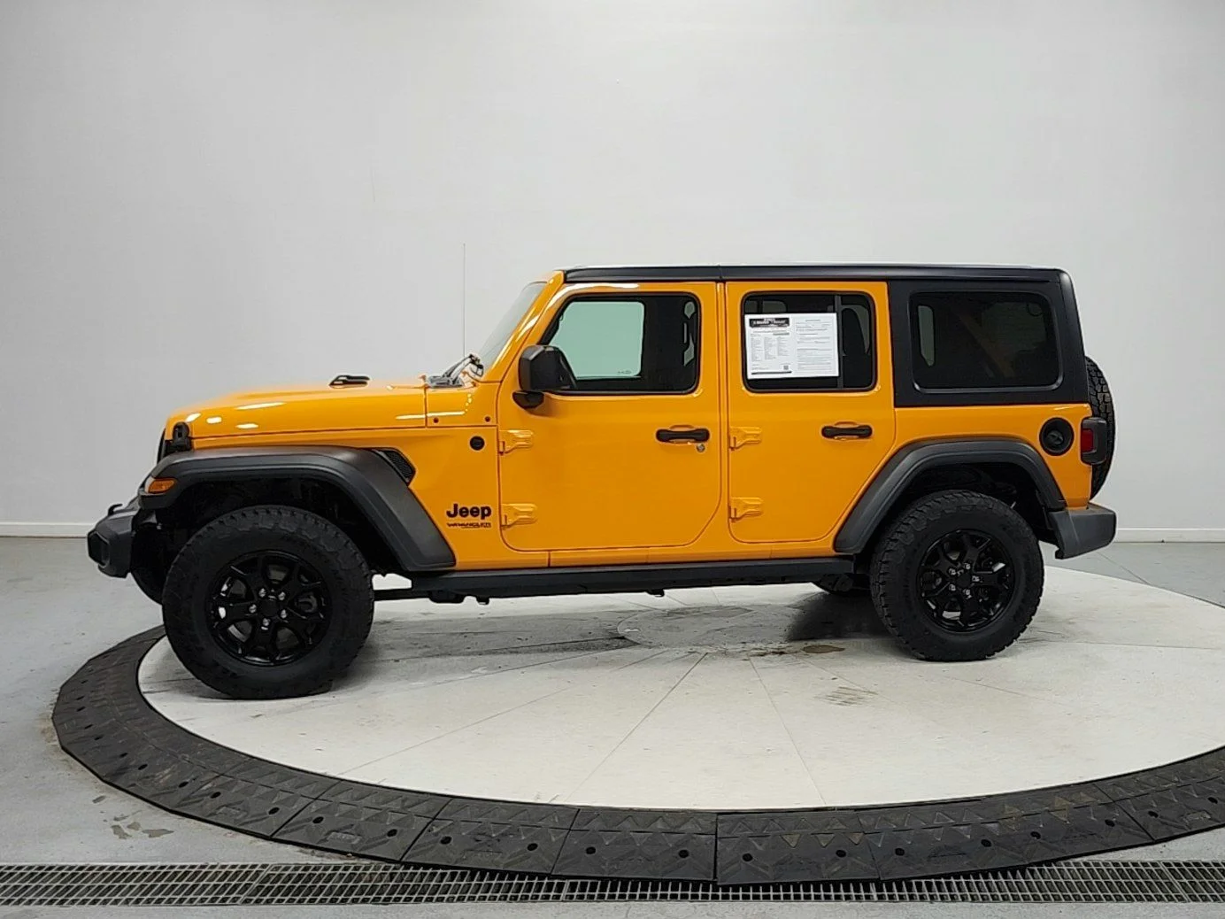 Used 2021 Orange Jeep Unlimited Willys image 4