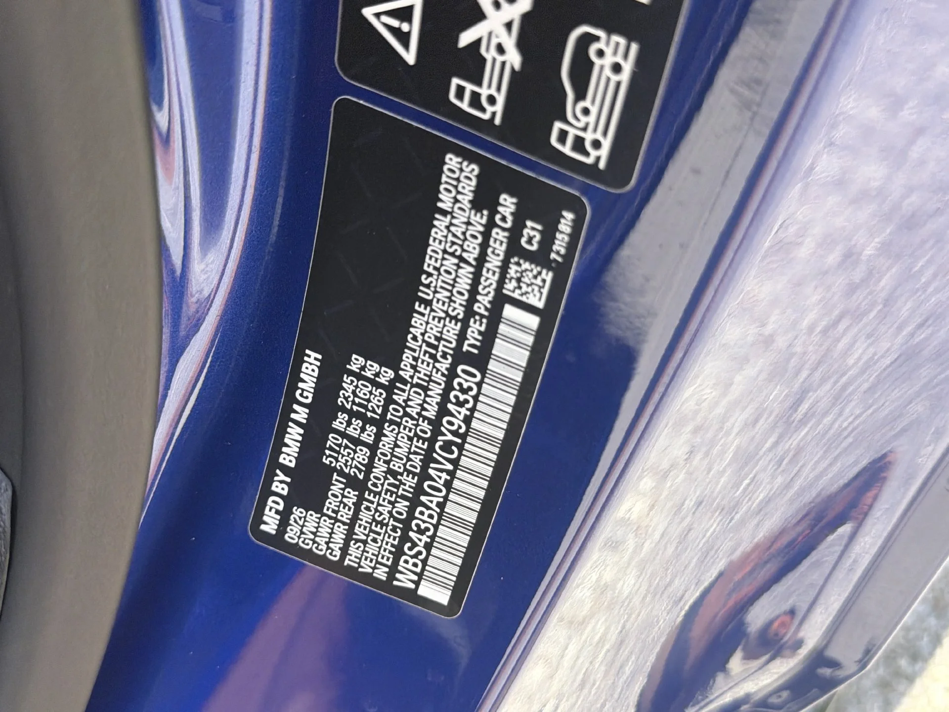 New 2027 Portimao Blue Metallic BMW Competition image 36