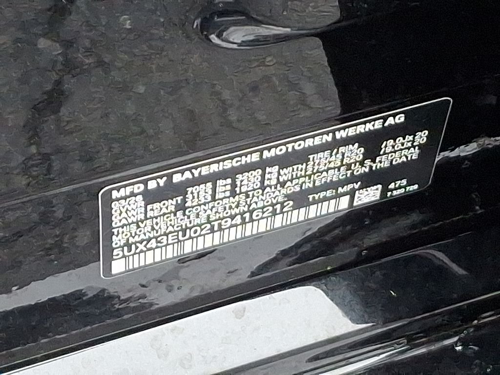 Used 2026 Black Sapphire Metallic BMW xDrive50e image 10