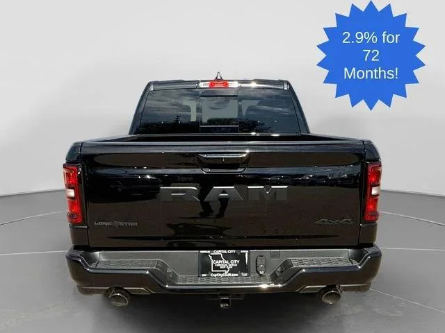 New 2026 Diamond Black Crystal Pearl-Coat Exterior Paint RAM LONE STAR image 7