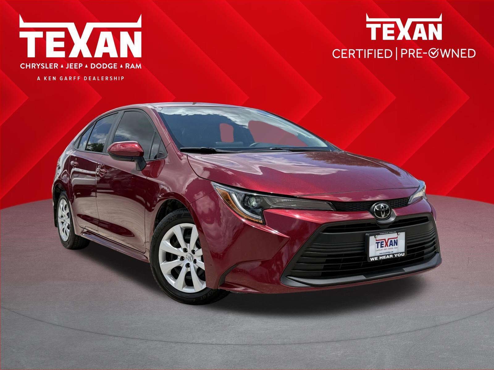 Used 2025 Pearl Toyota LE image 1