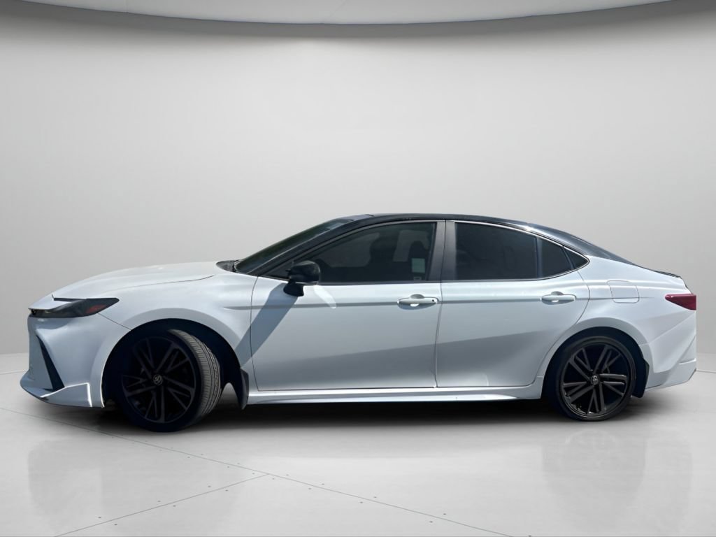 Used 2025 Midnight Black Metallic Toyota XSE image 12