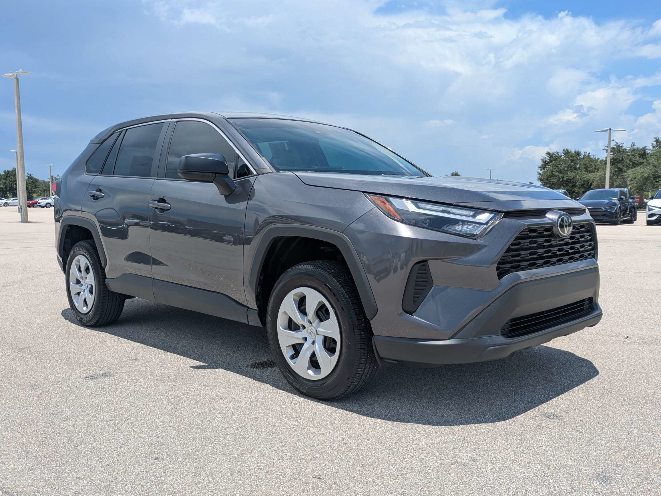 Used 2024 Magnetic Gray Metallic Toyota LE image 2