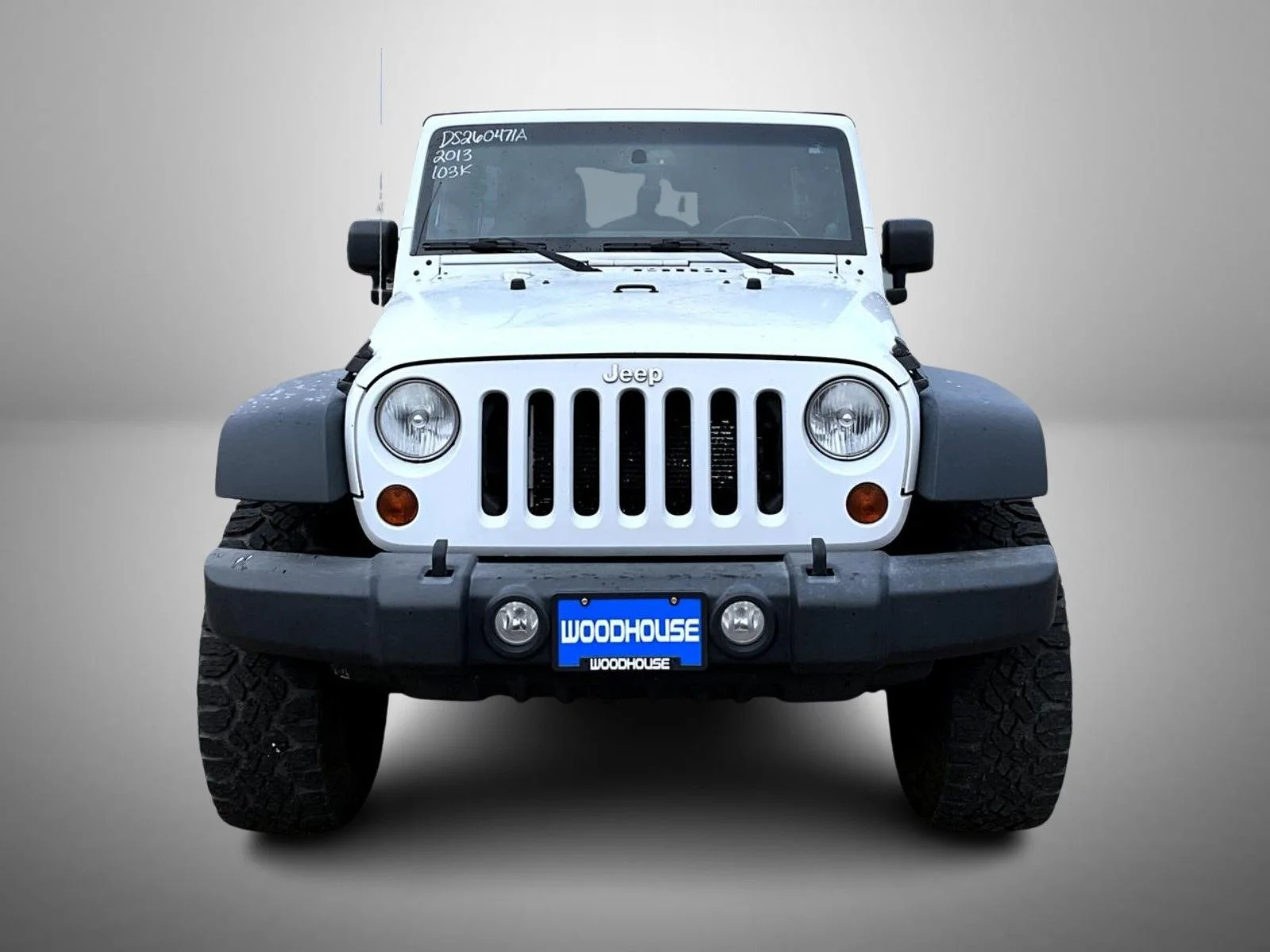 Used 2013 White Jeep Unlimited Sport image 2