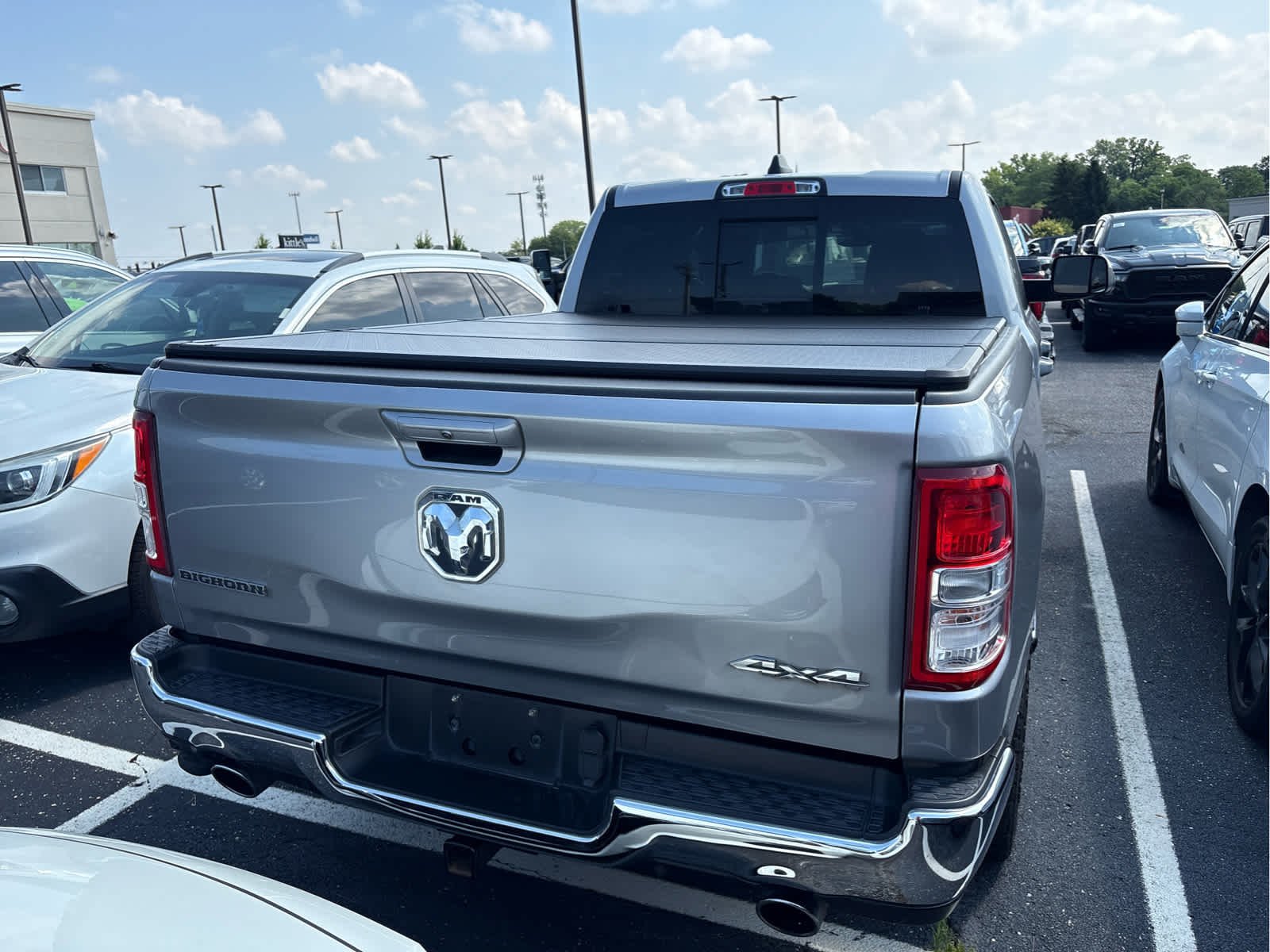 Used 2022 Billet Silver Metallic Clearcoat Ram Big Horn image 4