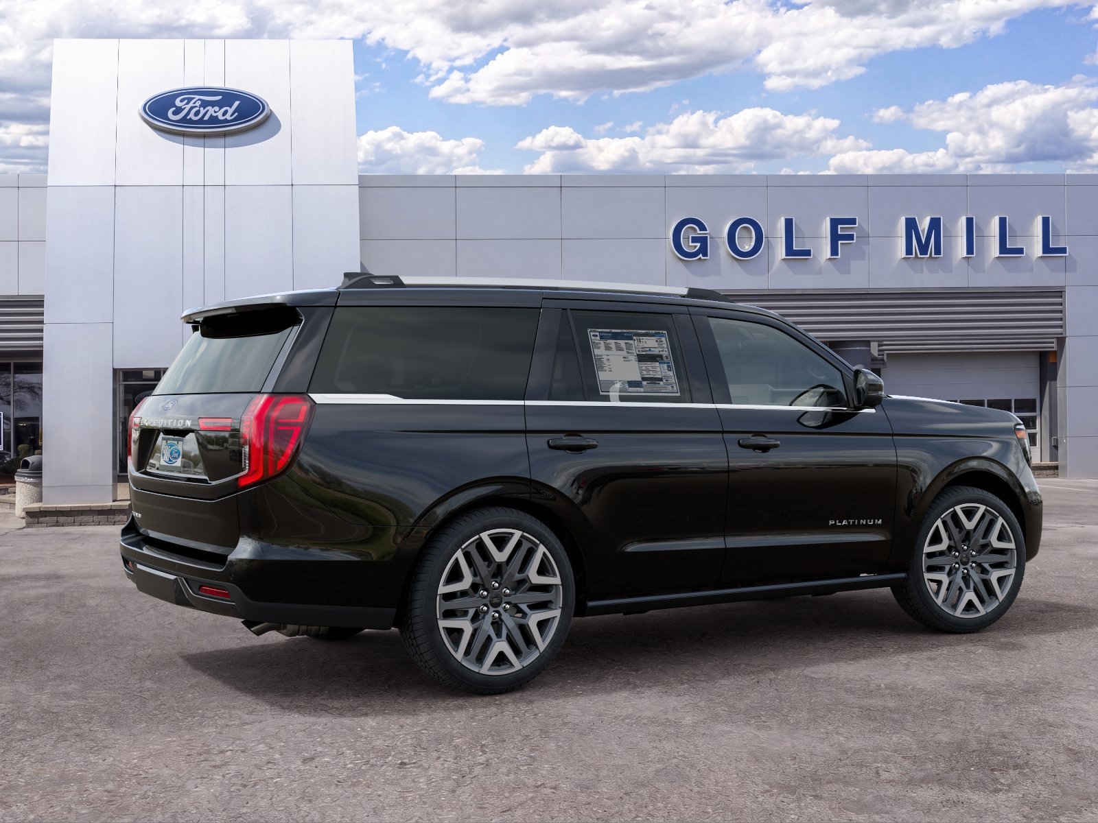 New 2027 Agate Black Metallic Ford Platinum image 5