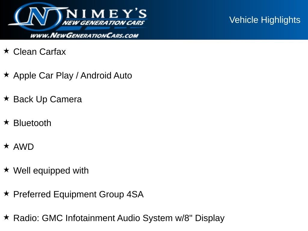 Used 2022 White GMC SLT image 5
