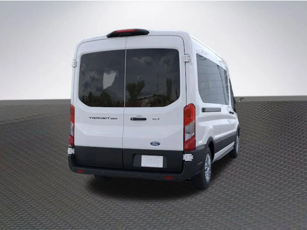 New 2026 Oxford White Ford Passenger Van XLT image 8