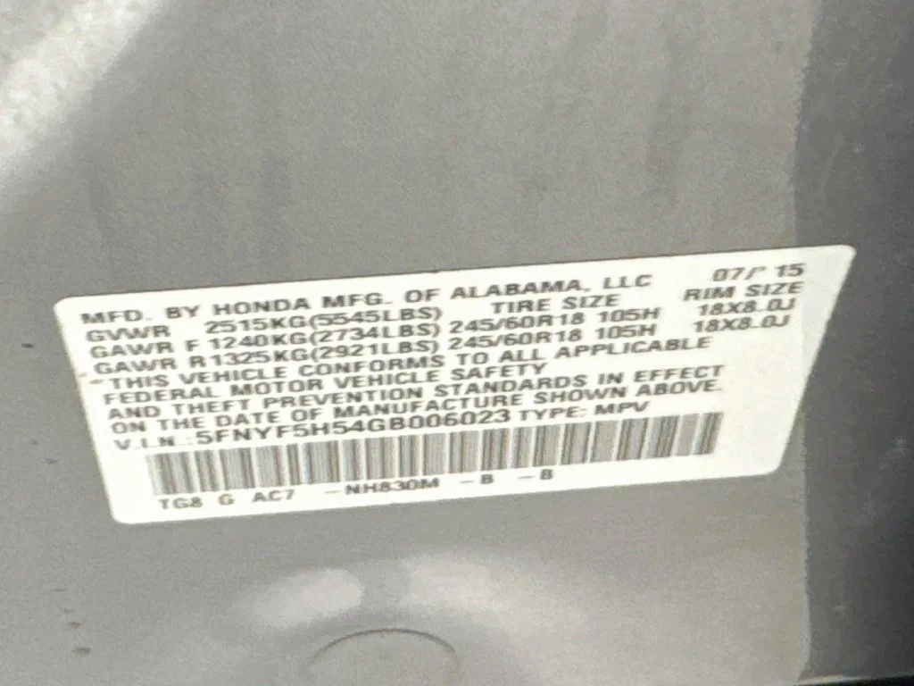 Used 2016 Silver Honda EX-L image 42