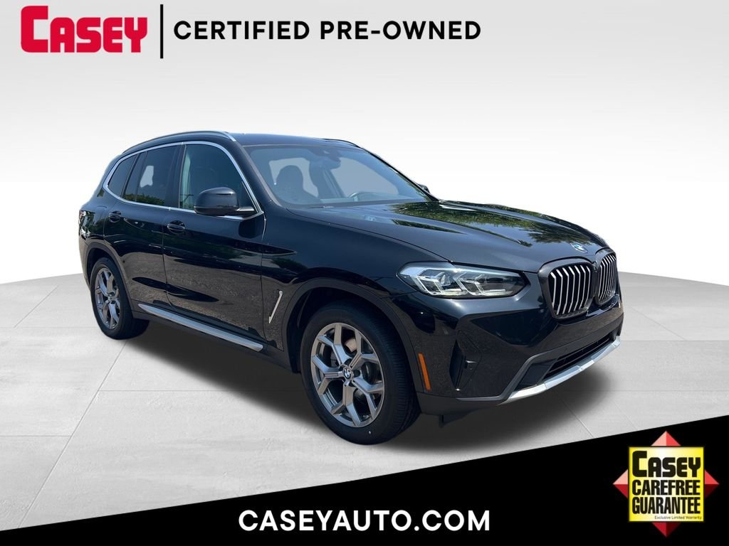 Certified Used 2023 Black Sapphire Metallic BMW xDrive30i image 1