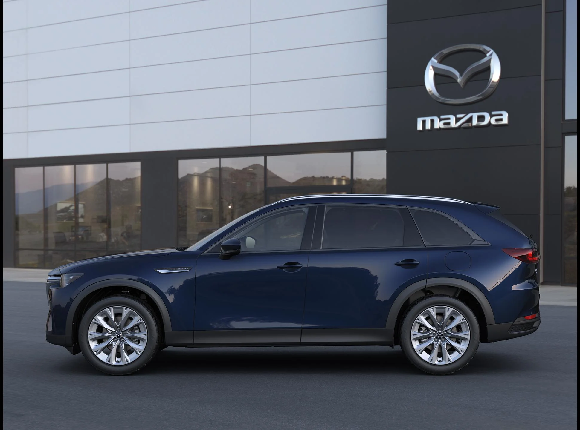 New 2026 Deep Crystal Blue Mica Mazda 3.3 Turbo Preferred AWD image 3