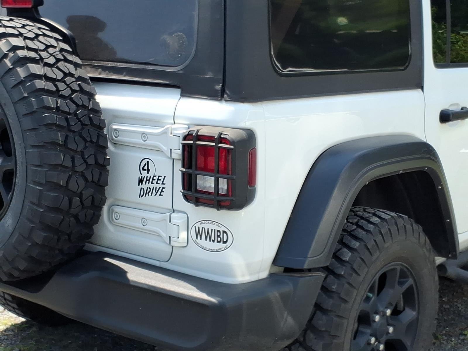 Used 2022 Bright White Clearcoat Jeep Unlimited Willys Sport image 9